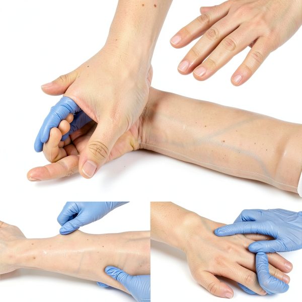 IV Injection Simulator MedEduQuest MEQ02015 Realistic Skin Portable-2