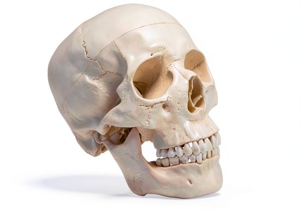Medarchitect White Skull Anatomical Model UL105 Wall Mount-3
