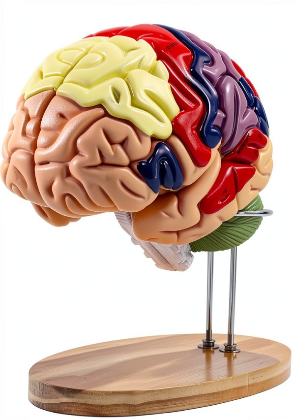 Human Brain Model AnatomyPro with Color‑coded Areas-0