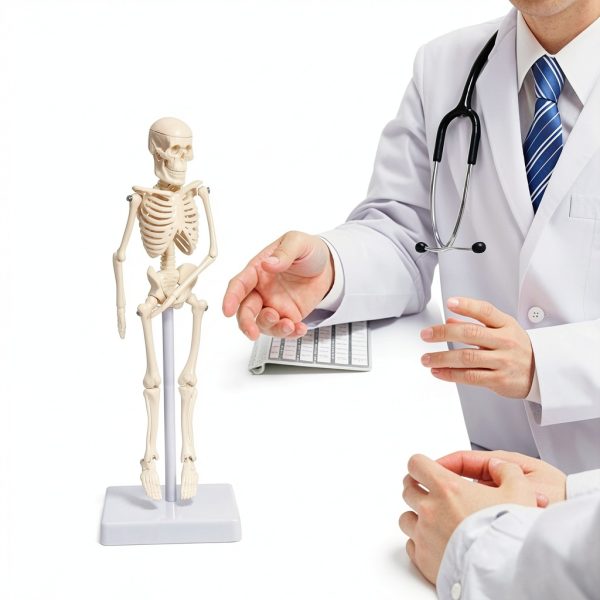 Pipilily Mini Skeleton Model Adjustable Plastic Human Figure 7.8 Inch-1