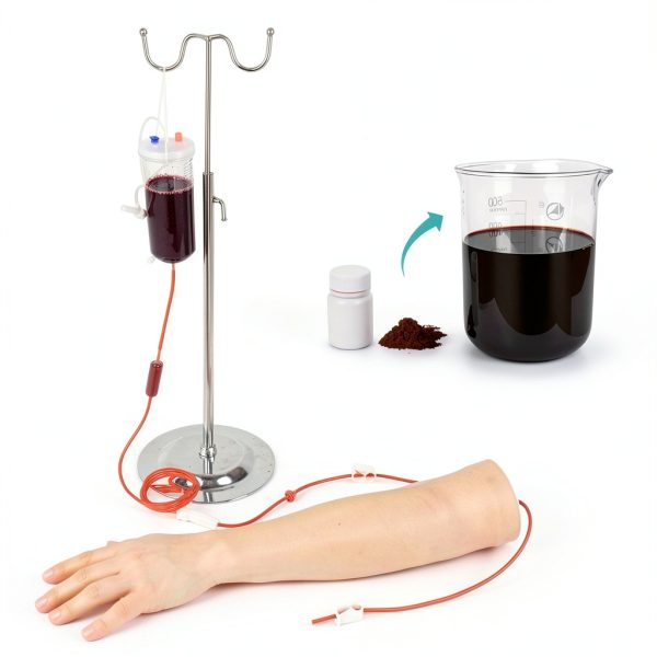 IV Injection Simulator MedEduQuest MEQ02015 Realistic Skin Portable-4