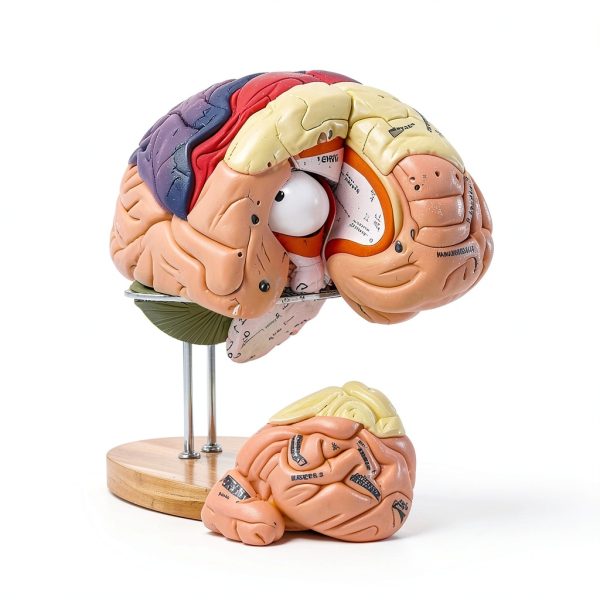 Human Brain Model AnatomyPro with Color‑coded Areas-7