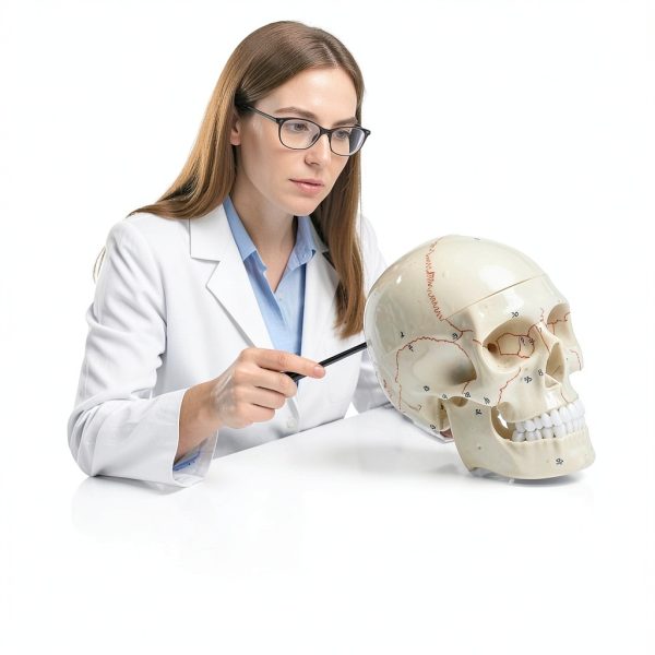 LANDIE Anatomical Skull Model with Magnetic Joints and Movable Jaw-7