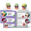 Anatomy Exploded Skull Model NEW HORIZON Large Colorful 15‑Piece-1