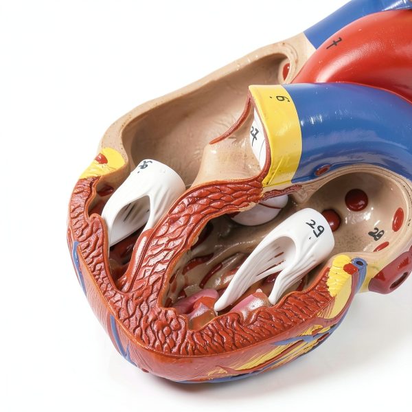 Breesky Life Size Human Heart Model 2‑Part Magnetic Anatomical Aid-2