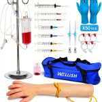WELLiSH Anatomical Arm Model Medium PVC Latex Phlebotomy Trainer-0