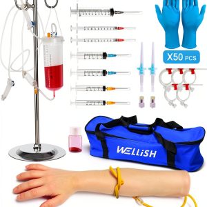 WELLiSH Anatomical Arm Model Medium PVC Latex Phlebotomy Trainer-0