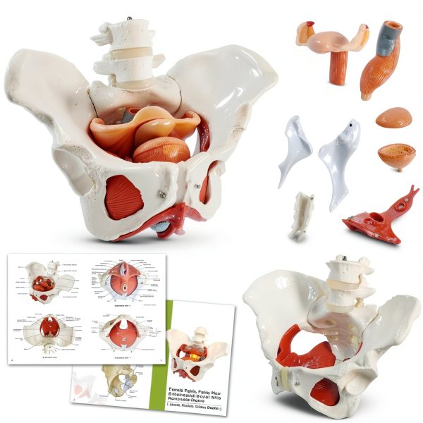 Female Pelvic Floor Model Benilev Life Size Hand Painted PVC-0