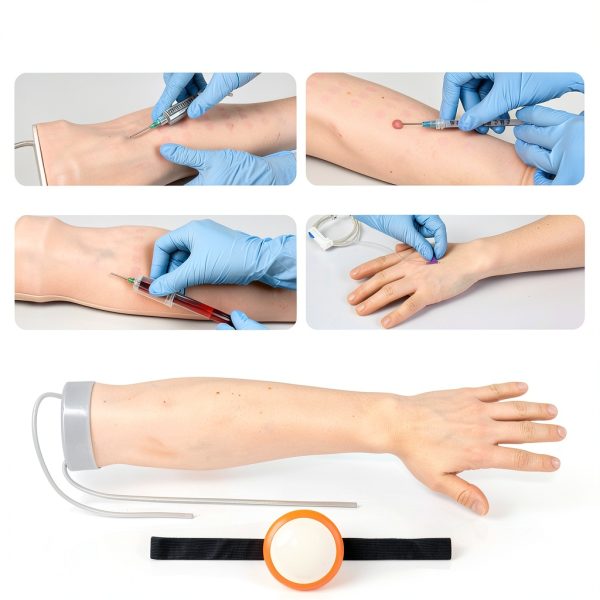 IV Injection Simulator MedEduQuest MEQ02015 Realistic Skin Portable-3