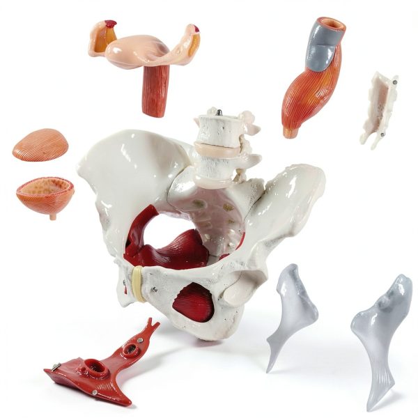 Female Pelvic Floor Model Benilev Life Size Hand Painted PVC-2