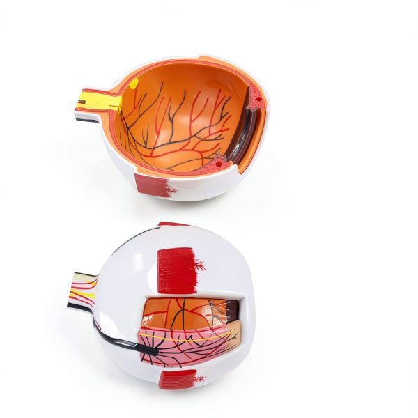 Wadoy Eye Anatomy Model 6Xeyemodel PVC Non‑Toxic 7‑Part Kit-3