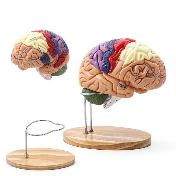 2X Life-Size Brain Model HYTRDFS Anatomical Model with Color Labels-1