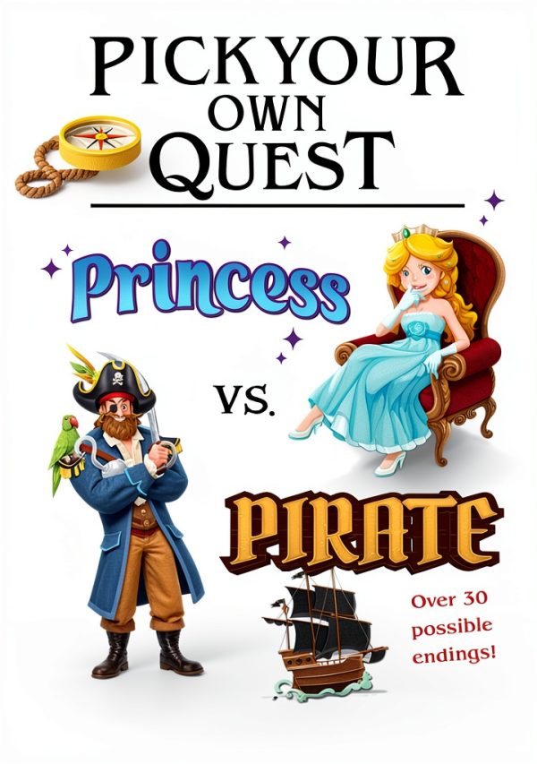 Pick Your Own Quest Book 15 and Pirate Adventure by Roots in Myth-0