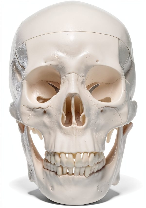 Medarchitect White Skull Anatomical Model UL105 Wall Mount-1