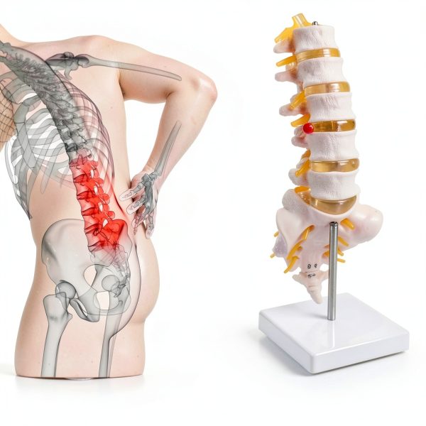 Lumbar Spine Anatomy Model by breesky Life Size PVC 5 Vertebrae-4