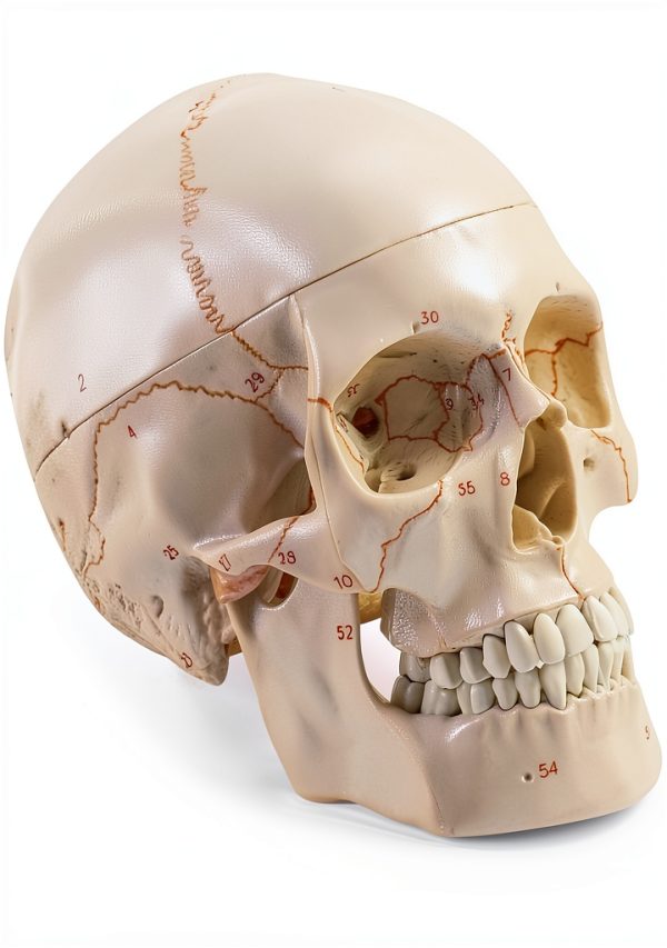 Anatomical Skull Model Medarchitect UL127 Laser Etched PVC Kit-0
