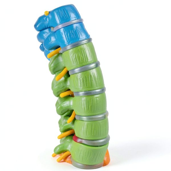 Ruiishunyy Mini Spine Model 1/2 Scale Anatomical Display-3