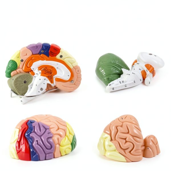 Human Brain Model AnatomyPro with Color‑coded Areas-3