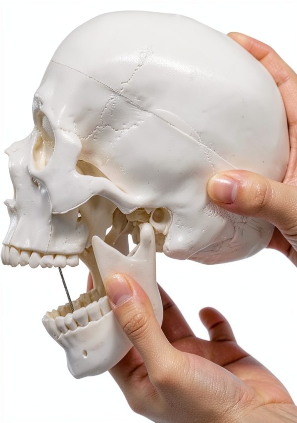 Medarchitect White Skull Anatomical Model UL105 Wall Mount-5