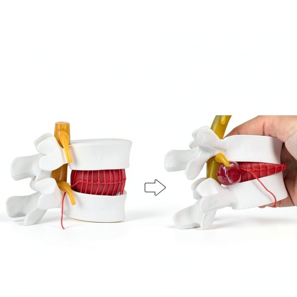 ZITREOXN Human Lumbar Spine Model with Flexible Discs 1pc-2