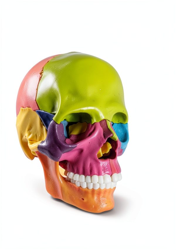 Anatomy Exploded Skull Model NEW HORIZON Large Colorful 15‑Piece-3