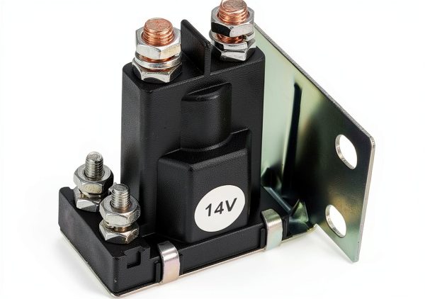 Golf Cart Solenoid 14 Volt 200A 4 Terminal Replacement for 1994-Up E-Z-GO TXT Gas Medalist ST Series 27153-G01 27153G01 612813-0