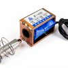 uxcell DC 12V 25N 10mm Stroke Pull Type Open Frame Solenoid Electromagnet Linear Motion JF-1039-3