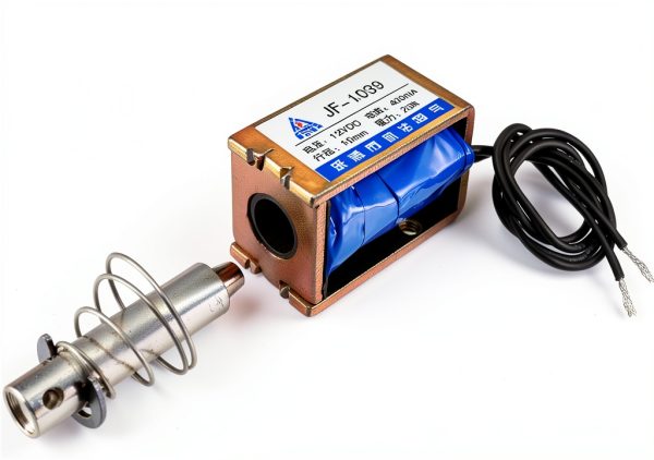 uxcell DC 12V 25N 10mm Stroke Pull Type Open Frame Solenoid Electromagnet Linear Motion JF-1039-3