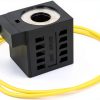 EATAKWARD 10226-08 Solenoid Coil, Single Lead Wire Equipment, 10V DC 25W 1/2 inch, Replacement for Valve Stem Series 08 80 88 98, Dump Trailer Solenoid-1