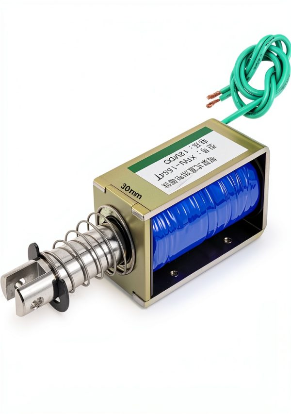 uxcell DC 12V 60N Push Pull Open Frame Solenoid Electromagnet-1