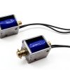 DC 5V 7Ω Mini Push Pull Solenoid BUBQD 5mm Stroke Frame Actuator-0