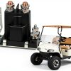 Golf Cart Solenoid 14 Volt 200A 4 Terminal Replacement for 1994-Up E-Z-GO TXT Gas Medalist ST Series 27153-G01 27153G01 612813-4