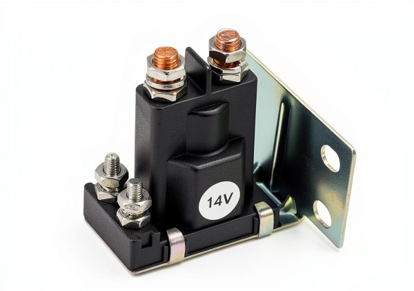Golf Cart Solenoid 14 Volt 200A 4 Terminal Replacement for 1994-Up E-Z-GO TXT Gas Medalist ST Series 27153-G01 27153G01 612813-3