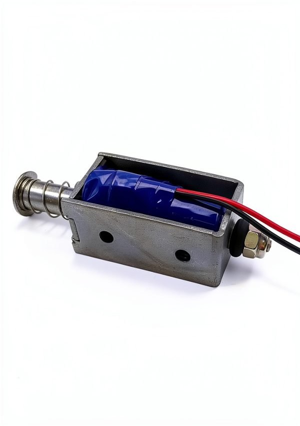 Mini Push Pull Solenoid DC24V 10mm Stroke Auto-Reset SQUBUS DS-P0630L-2