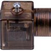 AIVWUMOT DIN 43650 Type A Solenoid 3‑Prong Connector with LED-1