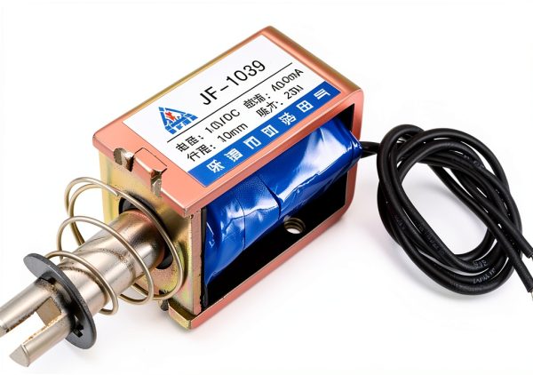 uxcell DC 12V 25N 10mm Stroke Pull Type Open Frame Solenoid Electromagnet Linear Motion JF-1039-0