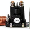 Golf Cart Solenoid 14 Volt 200A 4 Terminal Replacement for 1994-Up E-Z-GO TXT Gas Medalist ST Series 27153-G01 27153G01 612813-2