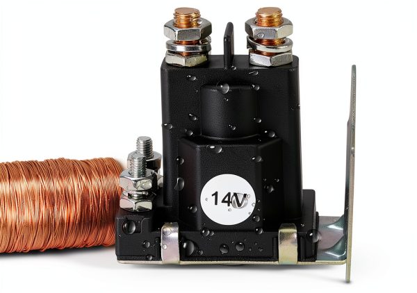 Golf Cart Solenoid 14 Volt 200A 4 Terminal Replacement for 1994-Up E-Z-GO TXT Gas Medalist ST Series 27153-G01 27153G01 612813-2