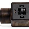 AIVWUMOT DIN 43650 Type A Solenoid 3‑Prong Connector with LED-4