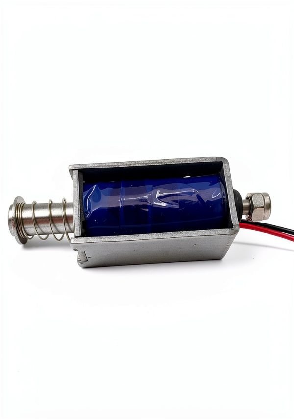 Mini Push Pull Solenoid DC24V 10mm Stroke Auto-Reset SQUBUS DS-P0630L-7