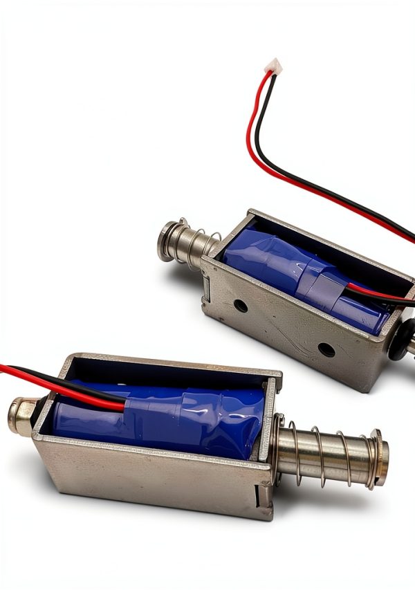 Mini Push Pull Solenoid DC24V 10mm Stroke Auto-Reset SQUBUS DS-P0630L-0