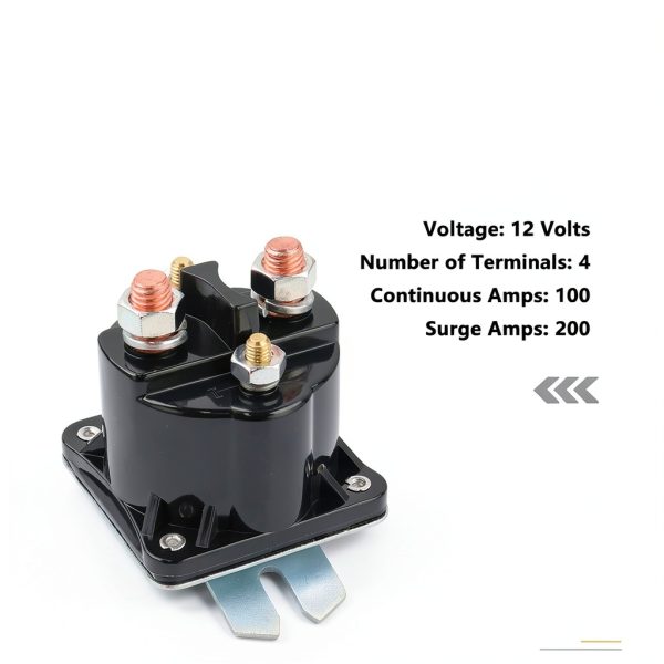 Heiher Dump Trailer Solenoid 4-Terminal KTI 391-2-C 100A Relay-6